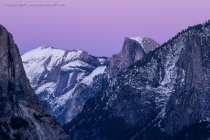 Half Dome at twilight