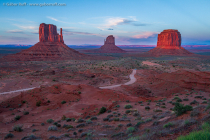 The Mitten Buttes and Merrick Butte