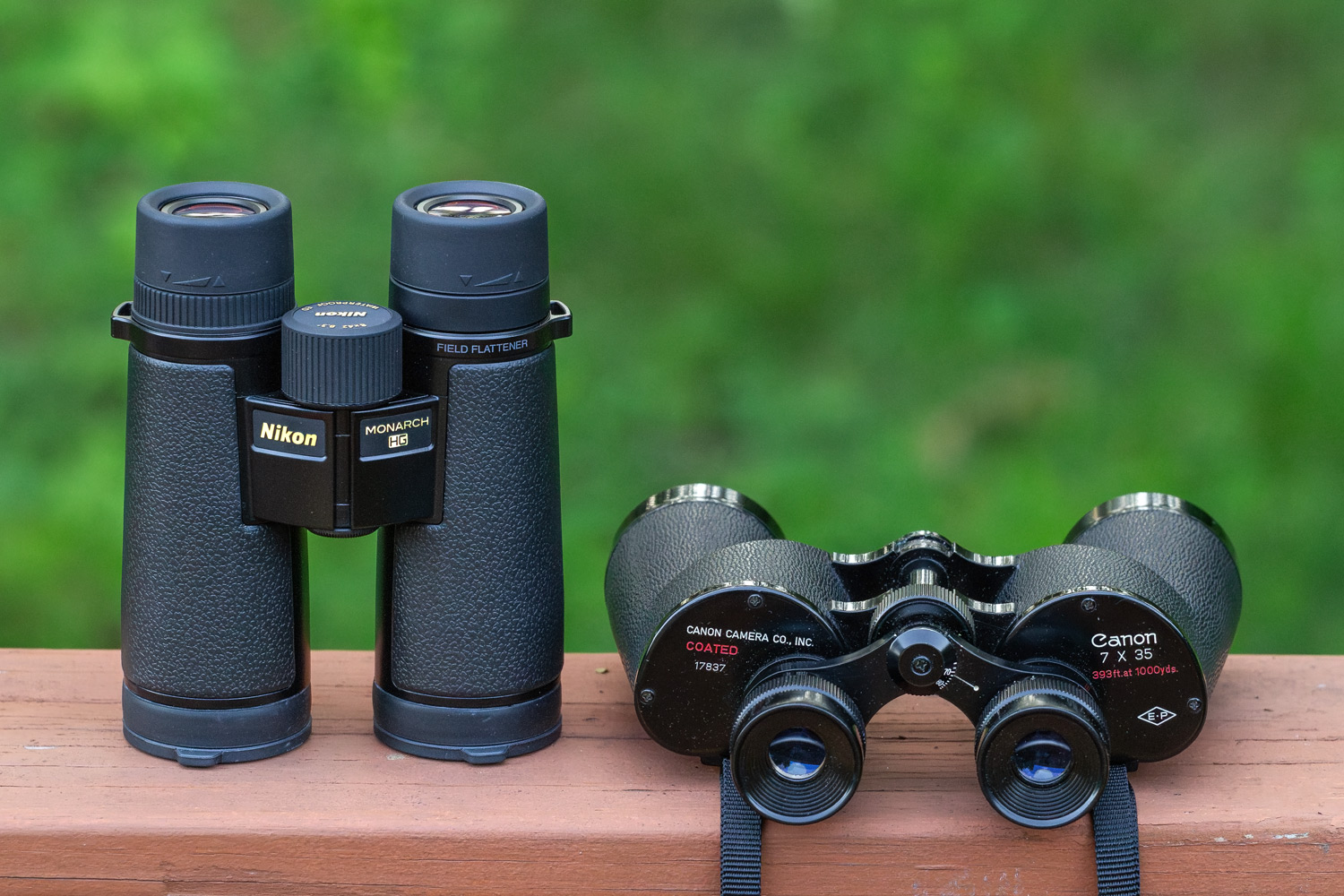 Nikon Monarch HG 8x42 + Canon 7x35 Nikon Monarch HG 8x42 + Canon 7x35